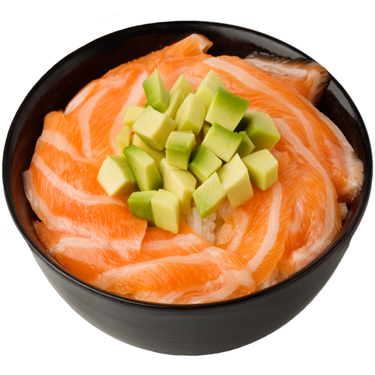 chirashi salmon